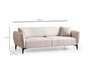 Atelier Del Sofa Belissimo - Sofá de 3 plazas Off White